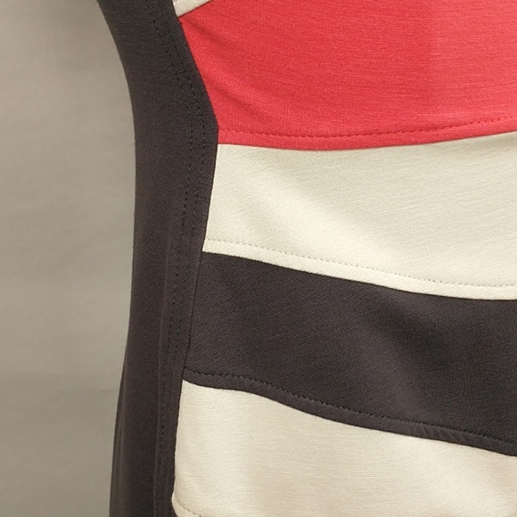 Designer Color Block Bodycon Dress Yoana Baraschi - Picture 7 of 9